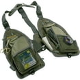 Allen Company UltraLight Gallatin Fly Fishing Strap Vest, Olive Green