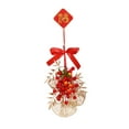 thumbnail image 4 of balikha 2025 Chinese New Year Hanging Ornament DIY Kit Spring Festival Hanging Decoration Lucky Charm for Wall Porch Door Shop Window Hawthorn, 4 of 9