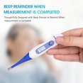 thumbnail image 4 of 2 Pack  Digital Thermometer For Fever, Oral，Rectal and Underarm Use - Easy Accurate and Fast Reading 60-Second Medical Thermomether, 4 of 7