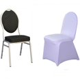 thumbnail image 2 of BalsaCircle 25 pcs Lavender Spandex Stretchable Banquet Chair Covers for Party Wedding Linens Decorations Dining Ceremony, 2 of 9
