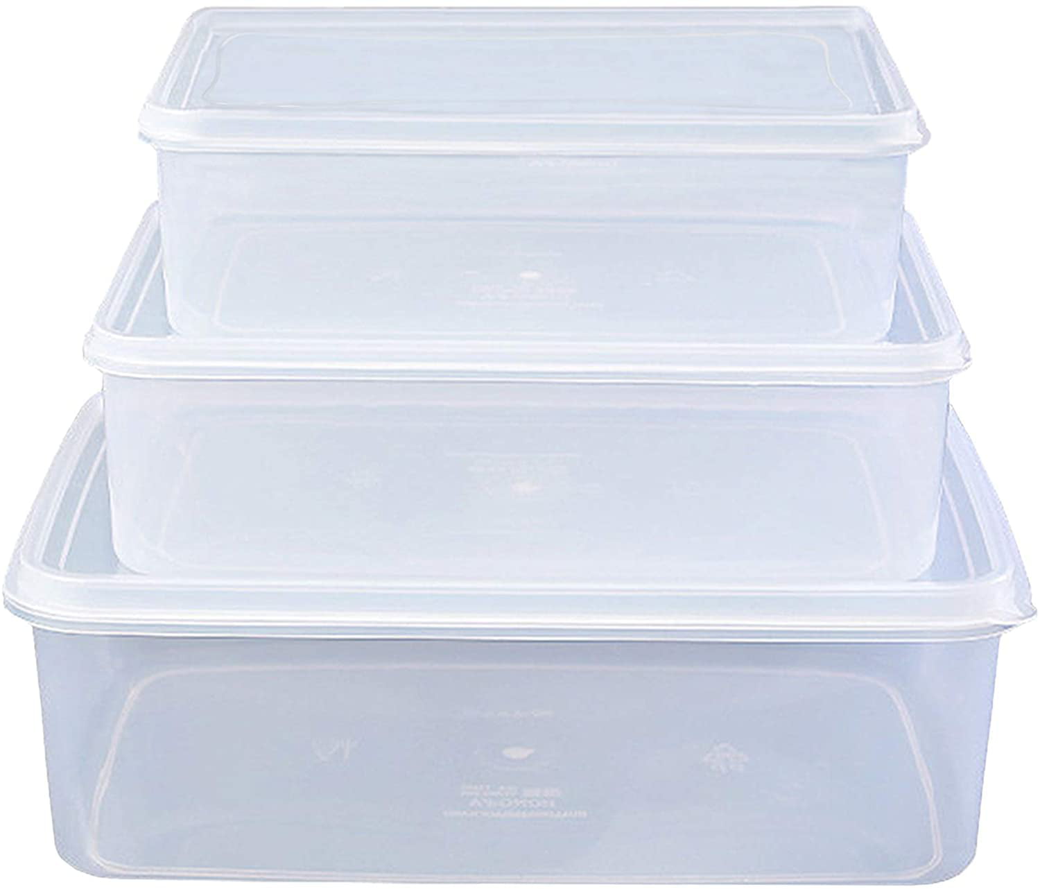 3.5L STACKABLE DRY FOOD CONTAINER & SCOOP Rice/Pasta/Cereal Kitchen Storage Box 