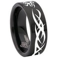 thumbnail image 6 of Tribal Sun Tungsten Carbide Ring, 6 of 9