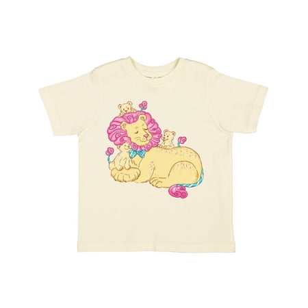 

Inktastic Cotton Candy Lions with Pink Mane Gift Toddler Boy or Toddler Girl T-Shirt