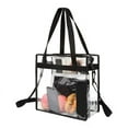 thumbnail image 4 of Approved Clear Plastic Tote Bags with Handles (12x12x6 In, 2 Pack), 4 of 5