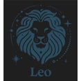 thumbnail image 5 of Leo Zodiac Sign Adult Black Crew Neck Long Sleeve Tee-Medium, 5 of 6