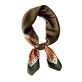 thumbnail image 3 of Miaoju Silk Women Small Square Neck Scarfs Lightweight Headscarf Printed Neckerchief Gift Packed, 3 of 5