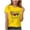 Yellow1, variant on Maean Kids Independence Day Shirts Short Sleeve Graphic Crew Neck Tshirts for Boys Girls 3-15T