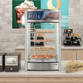 thumbnail image 4 of 18 in. Commercial Pizza Display Warmer for 12 in. Pies with 4 Rotating Racks in Stainless-Steel (KM-HPD4-12), 4 of 11