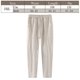 thumbnail image 2 of Pantalones de lino para hombre Pantalones largos casuales - Pantalones de playa de yoga con cordón ligeros y sueltos Pantalones casuales, 2 of 7