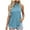 Sky Blue, variant on Scyoekwg Womens Tops Solid Color Suspenders Summer Loose Sling Halter Elegant Pleated Tank Tops Casual Dressy Blouse Sleeveless Shirts (Orange,XXL)
