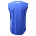 thumbnail image 2 of Ma Croix Mens Casual Sleeveless Baseball Jersey Team Vest, 2 of 6
