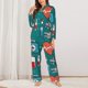 thumbnail image 2 of Balery Medical Elements Conjunto de Pijama con Estampado para Mujer, Conjunto de Dos Piezas con Manga Larga, Ropa de Dormir Suave con Bolsillos, Pijamas Cómodos-Small, 2 of 7