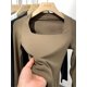 thumbnail image 1 of T Shirt Women Elasticity T-Shirt Summer Tee Woman Clothes Spring Top Sexy Slim Tshirt Female Skinny Cotton Long Sleeve Crop Tops, 1 of 5