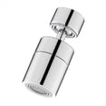 thumbnail image 1 of Grifo de Cocina con Cabezal Rociador, Filtro Giratorio Ajustable, Boquilla para Grifo, Burbujeador, Grifo para de Cocina, Plateado B, 1 of 5