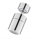 thumbnail image 1 of Grifo de Cocina con Cabezal Rociador, Filtro Giratorio Ajustable, Boquilla para Grifo, Burbujeador, Grifo para de Cocina, Plateado B, 1 of 6