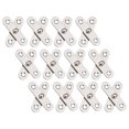 thumbnail image 4 of 12pcs Stainless Steel Rotatable Hidden Door Hinges Up and Down Furniture Hinges, 4 of 9