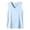 04#Light Blue, variant on Mens Sleeveless Shirts Summer Distressed Washed Tank Tops Henley Button Up V Neck Polo Shirts Vintage Solid Tee Top