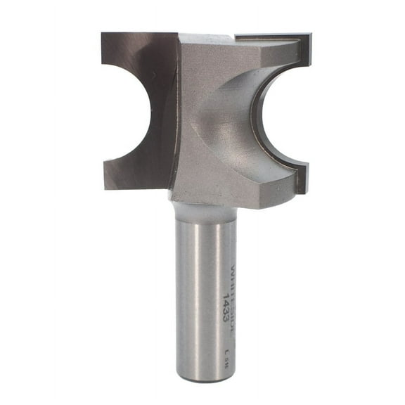 Whiteside 1433 Half Round Router Bit - 1/2"SH, 3/8"R, 1-1/4"CL