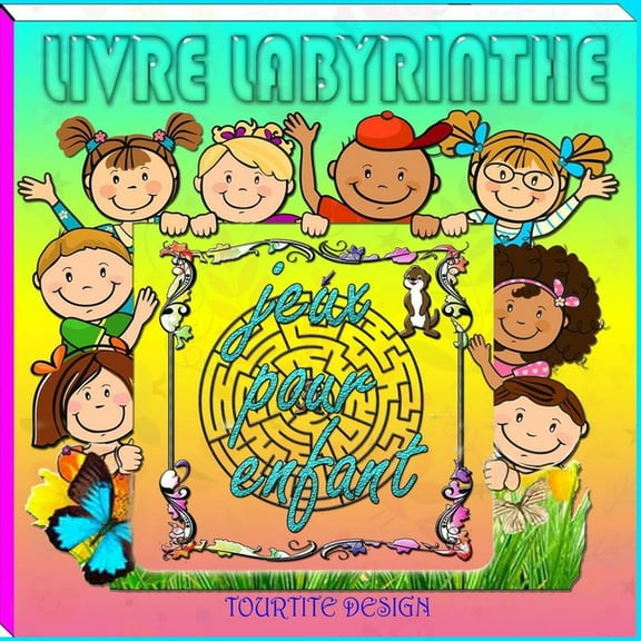 Livre Labyrinthe Pour Enfant: cahier pour enfants dès 5 ans, Livre d activités de 60 pages pour jouer au jeux intelligen, (Paperback)