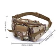 thumbnail image 4 of Waist Pack Large Capacity Splash-proof Bum Bag Fanny Pack for Hiking Running, 4 of 4