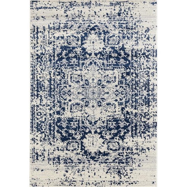 9 ft. 8 in. x 13 ft. 2 in. Abigail Lileth Rug, Midnight Blue