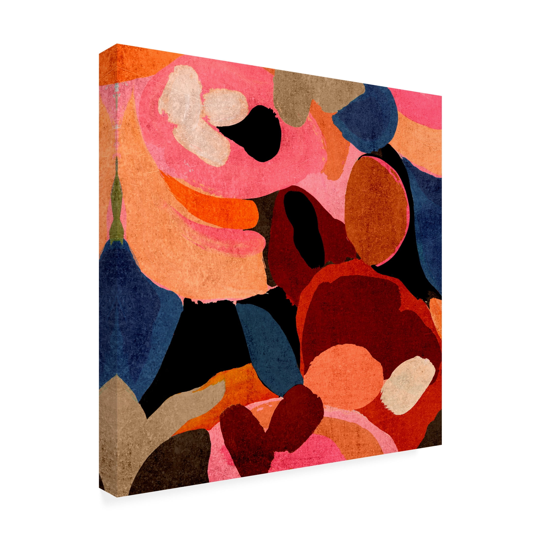 Trademark Fine Art June Erica Vess Saturated Tropics II Canvas Wall Art