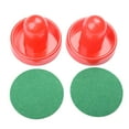 thumbnail image 3 of Holzlrgus Great Goal Handles Pushers Replacement Accessories for Game Tables - 2 Red Air Hockey Pushers and 4 Red Pucks for Children, 3 of 6