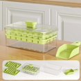 thumbnail image 4 of Ceimmolca Double Layer Ice Cube Tray With Storage Box 56 Lattice Food Grade Plastic Easy Flip Lid Includes Ice Shovel Home Use Ice Cube Maker And Storage Container Set, 4 of 8