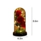 thumbnail image 3 of RKSTN valentines decor Plastic Rose With LED Light Plastic Wooden Base For Valentine Day Wedding Anniversary Gift, 3 of 6