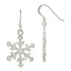 Primal Silver Sterling Silver Snowflake Dangle Earrings