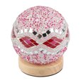 thumbnail image 2 of USB Charging Touch Tri Color Endless Dimming Baroque Nightlight Charging Table Lamp Decorative Glass Lamp, 2 of 13