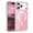 Pink, variant on DUEDUE Magnetic Protective Case for iPhone 17 Pro, Crystal Clear Pink Back Phone Cover with Enhanced Camera Guard, Anti-Yellowing Slim Fit TPU Bumper Shockproof Case, MagSafe Compatible