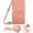 Pink, variant on Allytechgroup for Google Pixel 10A Case with Lanyard, Crossbody Shoulder Strap Hand Wrist Cards Holder Stand Flip Cover with Mangetic Closure Shockproof Back Cover for Women Girls, Black