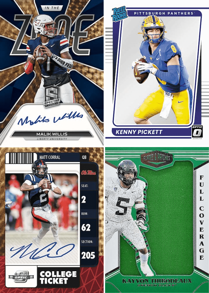 AVAILABLE FRIDAY (7/1)!! 2022 Chronicles College Draft Picks Football  (Hobby) – The Knight's Lance