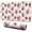 White Cow Strawberry, variant on Long Mouse Pads for Desk,White Cow Milk Cow Pattern Desk Mats on Top Of Desks, Desk Mouse Pad Extra Large with 3mm Non-Slip Base and Stitched Edge for Gaming,Office,Work,Home 31.5"x11.8"