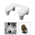 thumbnail image 3 of Squatting Toilet Stool Chairs , Widen Panel Stable Washable Mobile Non Slip Potty Chairs for Bathroom indoor and outdoor Toilet Travel Hotel , Kids Use Gray, 3 of 7