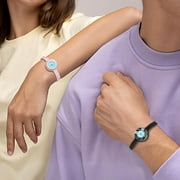 TOTWOO Long Distance Touch Bracelets for Couples-Candy Collection(Black & White), Vibration & Light up for Love -Pair of Couples Bracelets