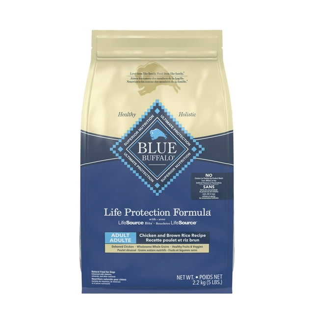 Blue Buffalo Life Protection Formula Adult Dry Dog Food, Chicken & Brown Rice 2.2kg