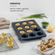 thumbnail image 4 of Molde para magdalenas KitchenAid, antiadherente, acero aluminizado, 12 tazas, azul, 4 of 8