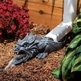thumbnail image 4 of Design Toscano CL4370 Ranier The Gargoyle Rainspout Gutter Downspout Extension Statue, 16 Inch, Greystone, 4 of 4
