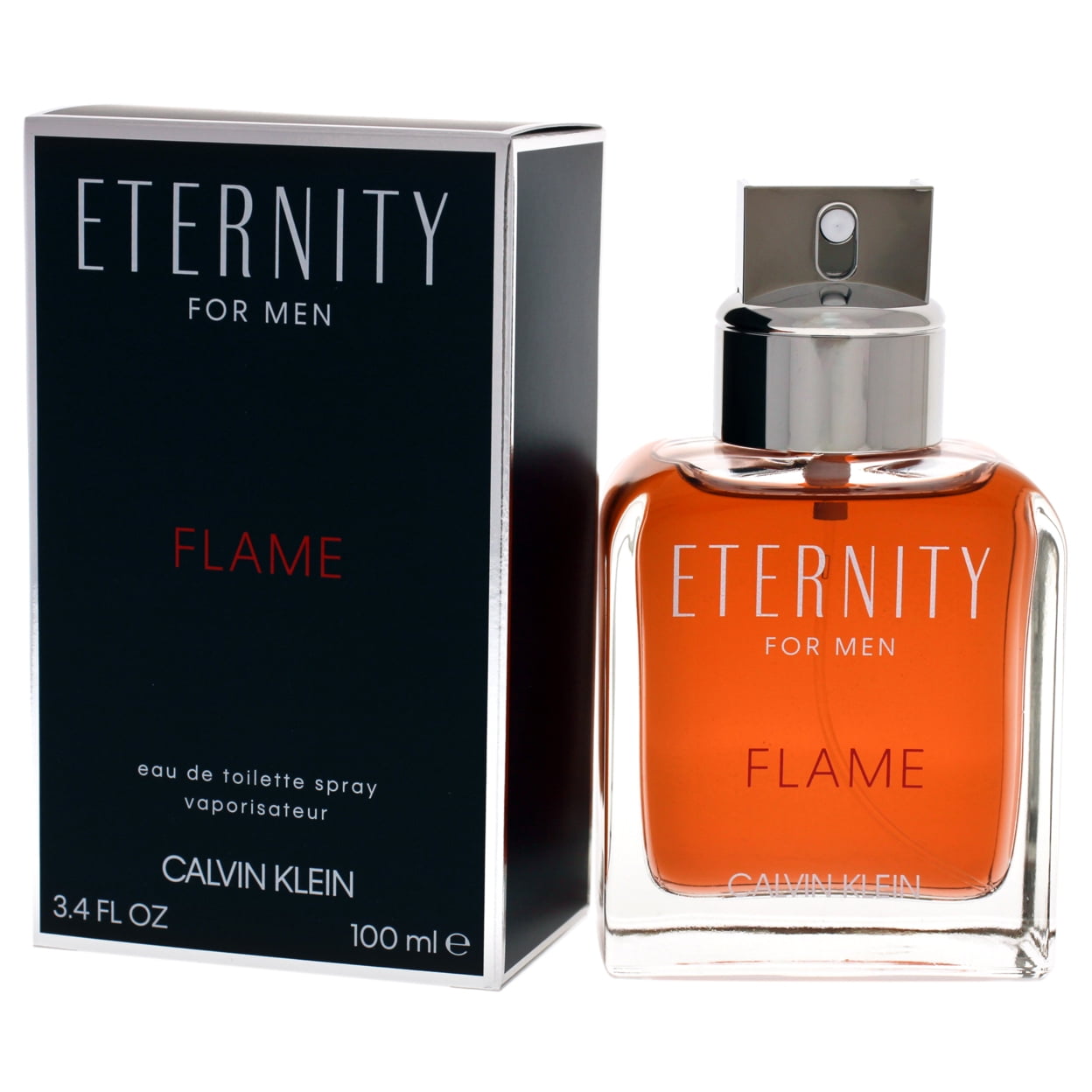 Eternity Flame / Calvin Klein EDT Spray 3.4 oz (100 ml) (m)