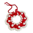 thumbnail image 3 of oshhnii Adjustable Pet Collars, Crochet Bib, Christmas Cat Bandana Collars, Knitting B, 3 of 9