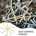 thumbnail image 3 of DEEPCRAFF 100Pcs Iron Plated Right Angle L Hooks Screw in Ceiling Hooks for Versatile Hanging Solutions, 3 of 8