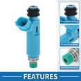 thumbnail image 2 of Unique Bargains Fuel Injector No.N3H2-13-250 Fuel Injection Nozzle for Mazda RX-8 Base 2004-2005 1.3L Blue, 2 of 6
