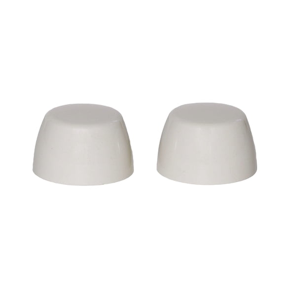 Replacement Bone Color Plastic Toilet Bolt Caps to Match Gerber - Set of 2