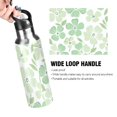 thumbnail image 4 of Yayeee 33oz Insulated Water Bottle Double Wall Stainless Steel with Flip Straw Lid, Green Floral, 4 of 7