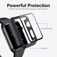 thumbnail image 3 of 8 Pack Screen Protector Case Compatible with Apple Watch 40mm Series 6/5/4/SE, Full Hard PC Ultra-Thin Scratch Resistant Bumper HD Protective Watch Cover for Women Men iWatch Accessories, 3 of 5