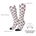 thumbnail image 4 of Pofeuu Gnomes and Hearts Print Stockings, Adult Running Hiking Socks for Youth and Adult, 4 of 6