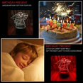 thumbnail image 2 of Cartoon Anime Character Figure Star Wars Baby Yoda 3D LED Optical Illusion Decoration Table Lamp 16 Colors Remote Control Acrylic Visual Night Light Easter Xmas Birthday Gifts for boys girls, 2 of 7