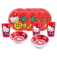 thumbnail image 1 of Vajilla Infantil Plástico 12 Piezas para 4 Personas, Diseño Hello Kitty, Sanrio, Incluye: Plato Trinche, Tazón y Vaso 300 ml, Color Rojo, 1 of 1